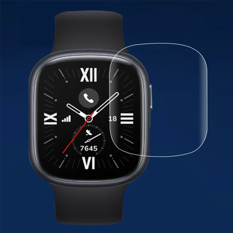 5pcs TPU Soft Smartwatch Clear Protective Film Guard Cover For Honor Watch 4 Display Screen Protector Watch4 Smart Accessories