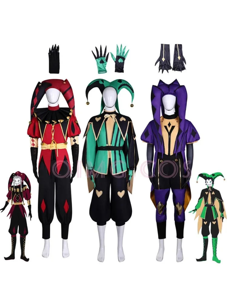Kostium Pierrot TheFreakCircus, przebranie Harlekina dla dorosłych, strój karnawałowy, anime, Halloween, maskarada, kostiumy imprezowe dla kobiet, gra. — zdjęcie 2
