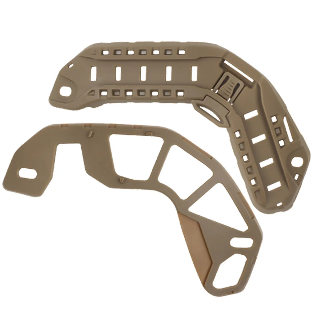 Riel guía lateral casco táctico rápido – Montaje para máscara y airsoft - imagen 2