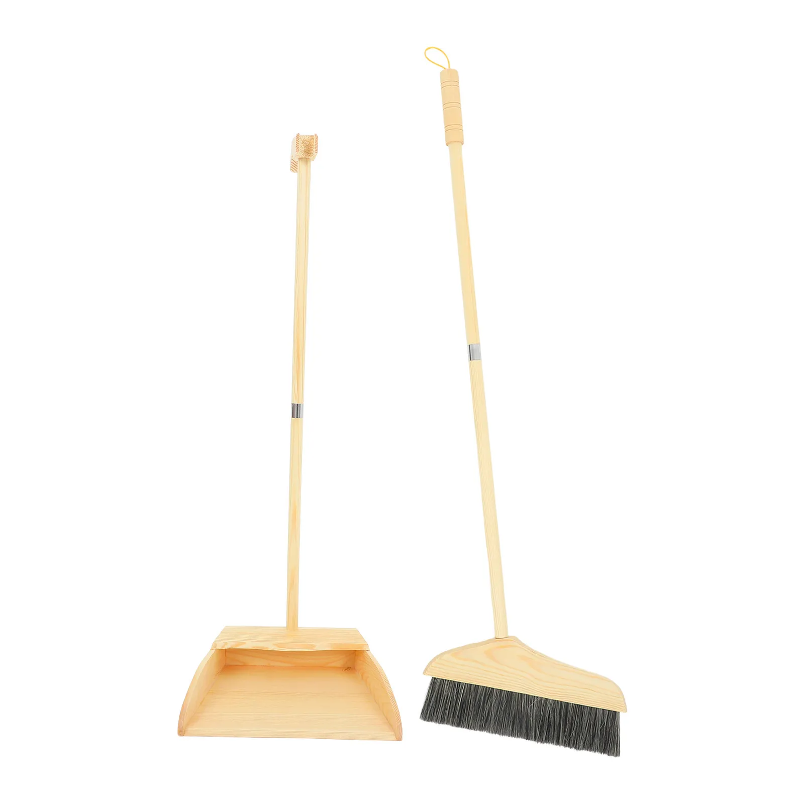 

1Set Soft Bristle Sweep Broom Dustpan Set Household Cleaning Tool Long Handle Portable Storage Suitable for Home Garage