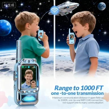 

NEW Portable Childrens Intercom Device Featuring Clear Bidirectional Video Calls And Voice Chat Functionality 2inch Screen 896C