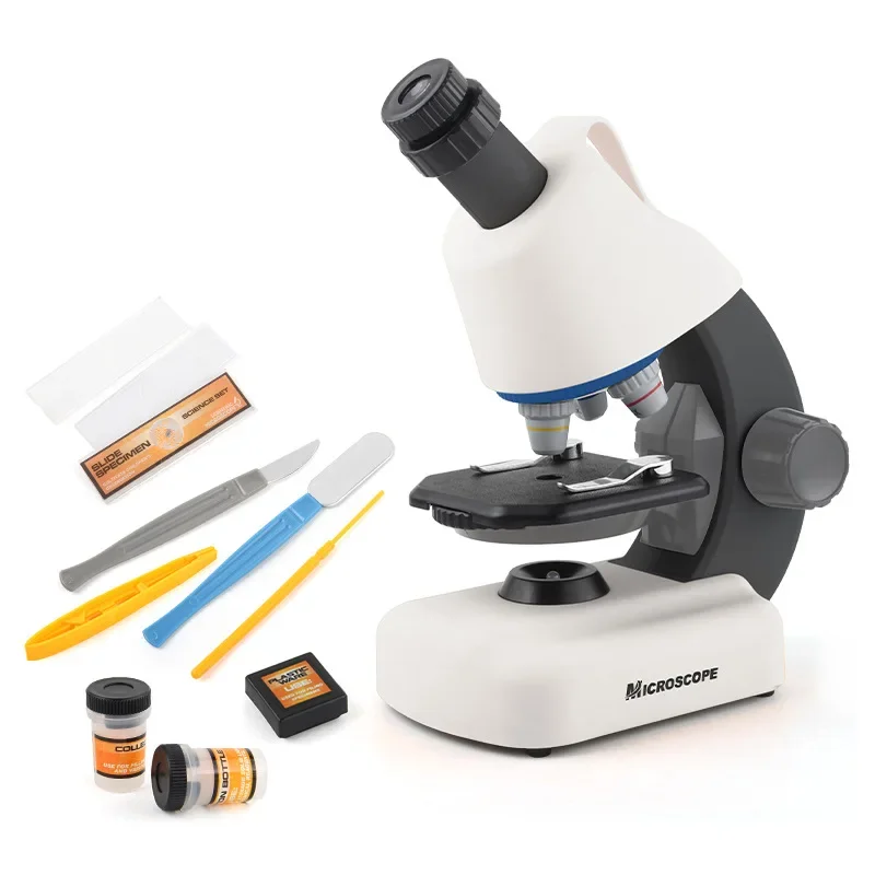 High definition magnification handheld children's microscope toy for biological science experiments and educational toys