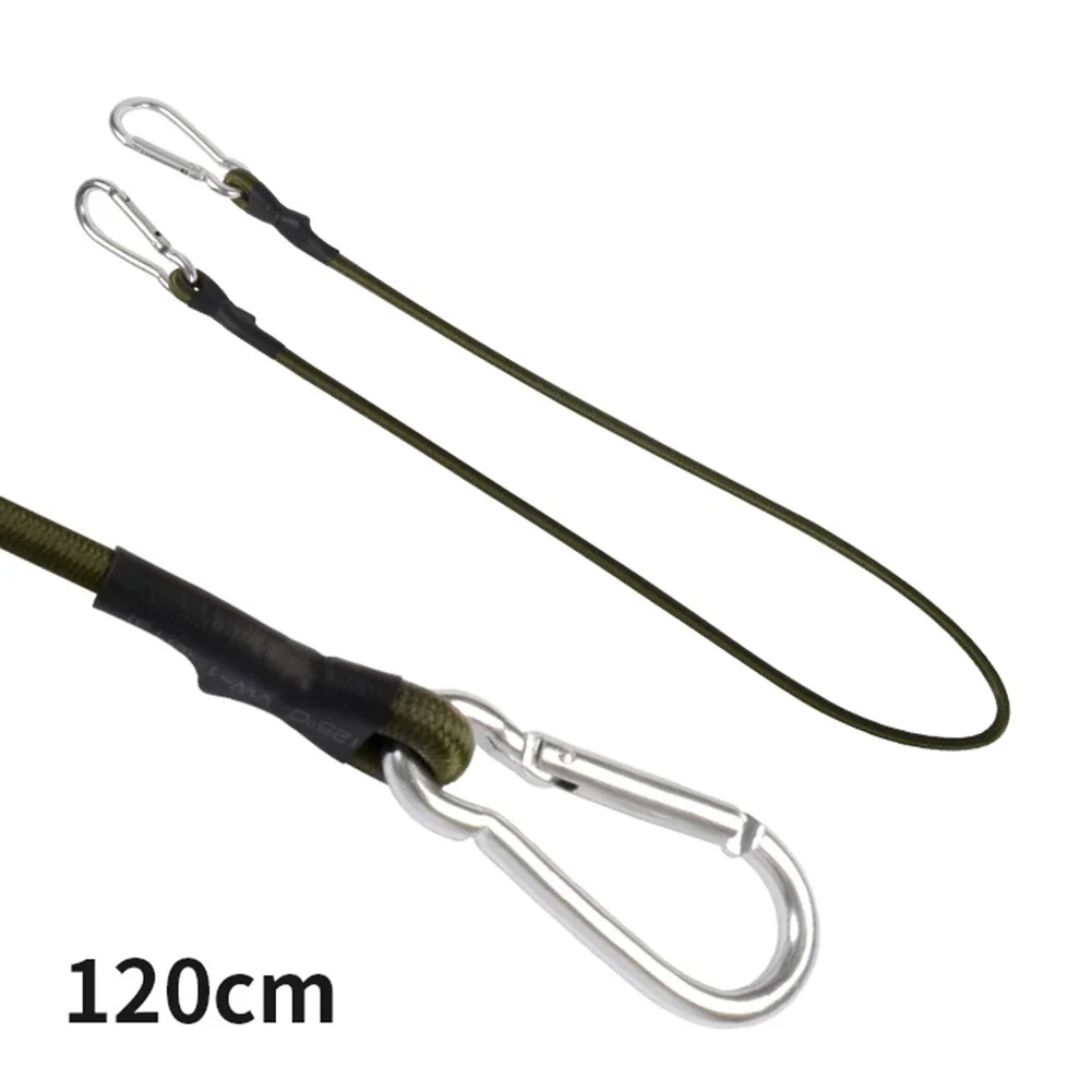 

30cm/60cm/90cm/120cm Mountaineering Stretch Rope Carabiner Bungee Cords Karabiner Hook Cables Camping Climbing Stretch Rope