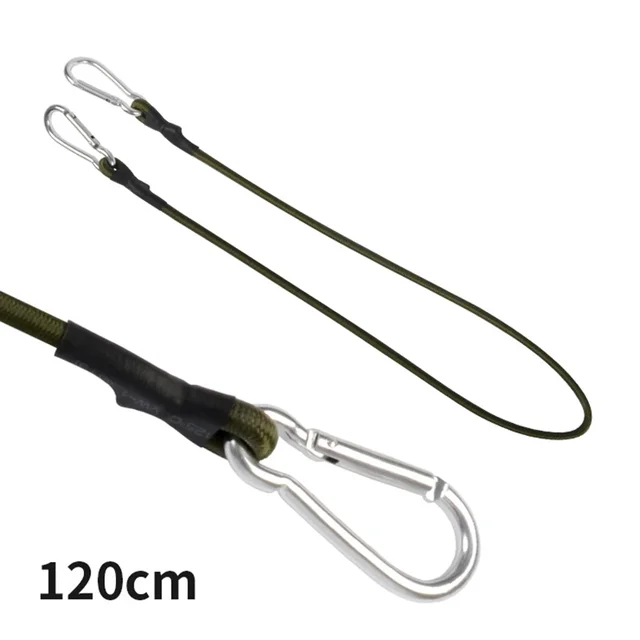 30cm/60cm/90cm/120cm Alpinizm Rozciągliwa lina Karabińczyk Sznury Bungee Karabińczyk Hak Kable Camping Wspinaczka Rozciągliwa lina
