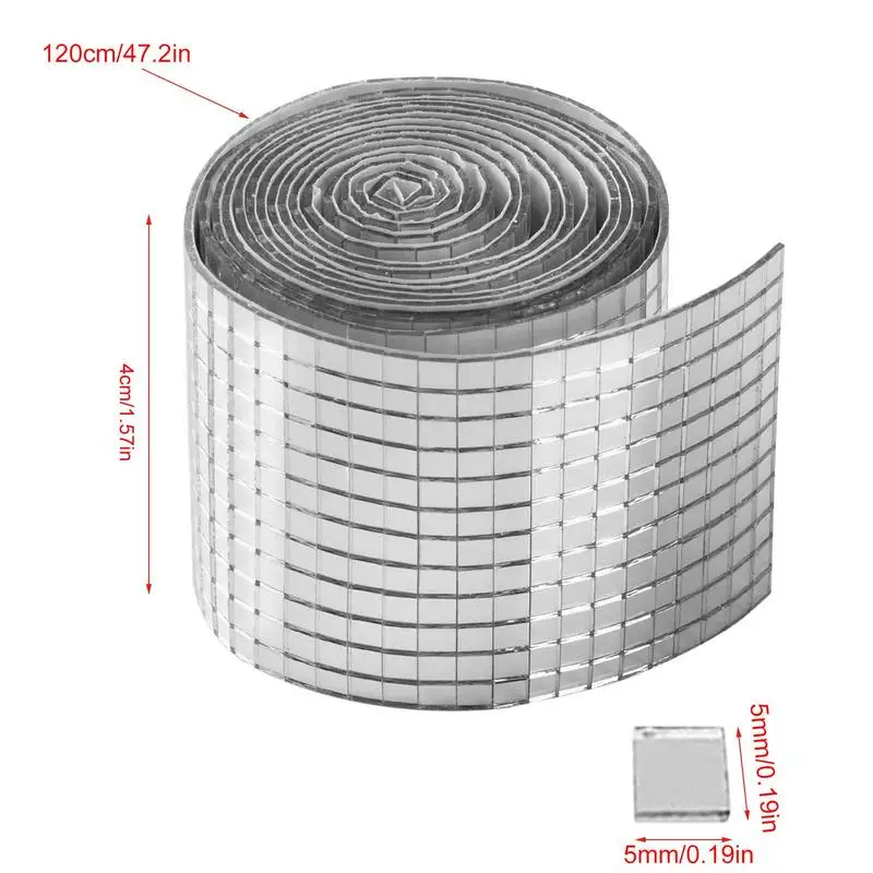 ديسكو الكرة DIY الزجاج مرآة ملصقات ملصقات جدار ذاتية اللصق ديكور المنزل الجدار الديكور الديكور الداخلي الإبداعية