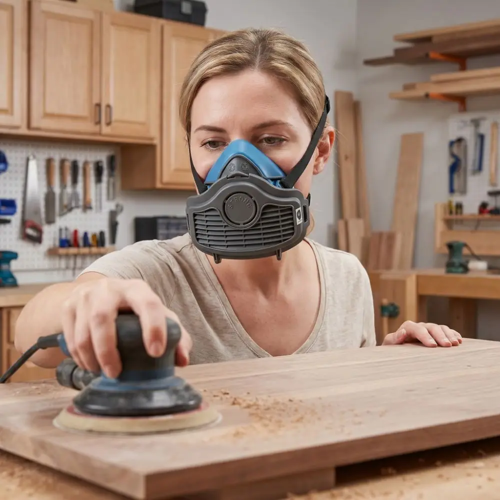 Silicone Material Silicone Dustproof Half Gas Mask Reusable Design Self-Priming Filter Dust Respirator Protective