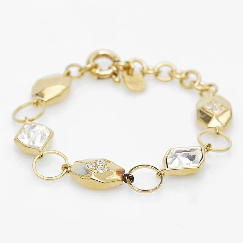 HOT SELLING Fashion Crystal Bracelet DYRBERG KERN Rhinestone Ring Splicing IN STOCK