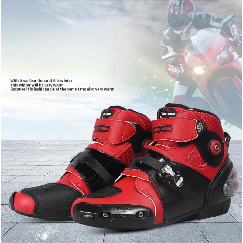 

Riding Tribe Microfiber Motorcross Riding Short Shoes Motorcycle Racing Protective Ankle Boots Anticollision Non-slip Outdoor