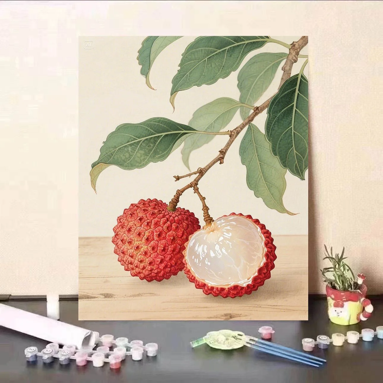 

E6002 Hand-Painted Fruit Canvas Wall Art