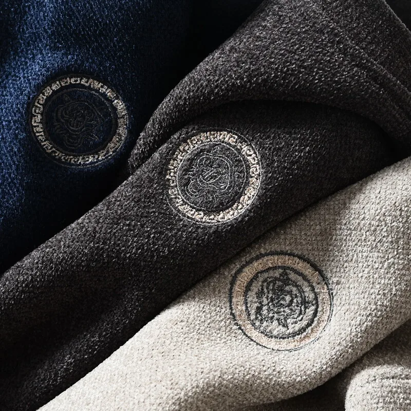 Male Spring Pullovers Autumn Sweater For Men Men's Clothing Men's Sweat-shirt Casual Streetwear Knit Fashion Hombre Warm Solid