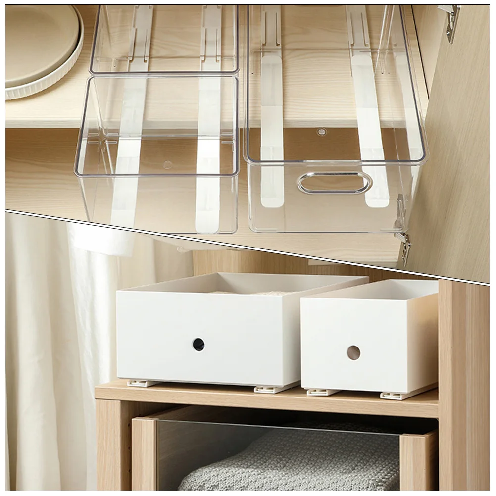 

4pcs Bottom Mount Drawer Slides Heavy Duty Smooth Cabinet Drawer Glides Durable Furniture Slides For Dresser Hidden Doors