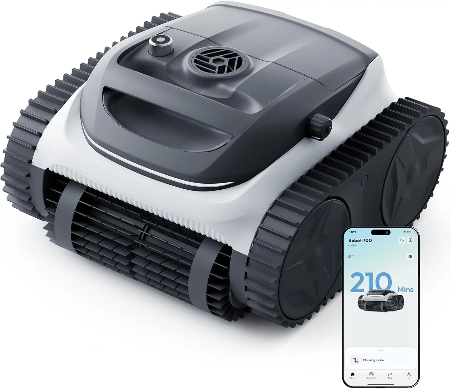 

Cordless Pool Cleaner Robot for Inground Pools Smart Navigation Automatic Pool Vacuum 210Min Runtime Strong Suction