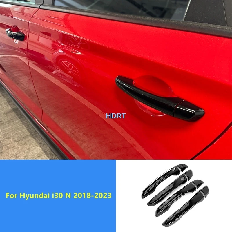 

Car Style Door Handle Shell Cover Protector Decoration Accessories Exterior Sticker Right Hand Drive For Hyundai i30 N 2018-2023