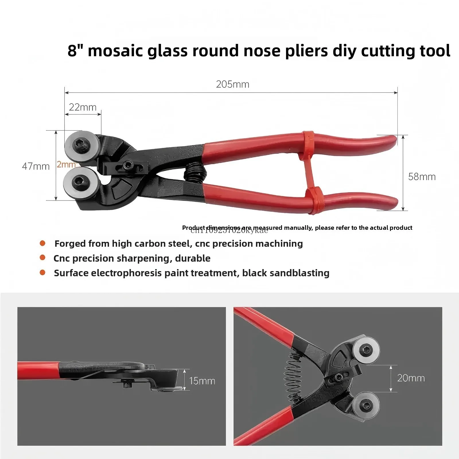 1pc Tragbare Glas Fliesen Zangen Rädern Fliesen Zangen Schneiden Werkzeuge Keramik Brechen Zangen Für DIY Glas Cutter Hand Werkzeug