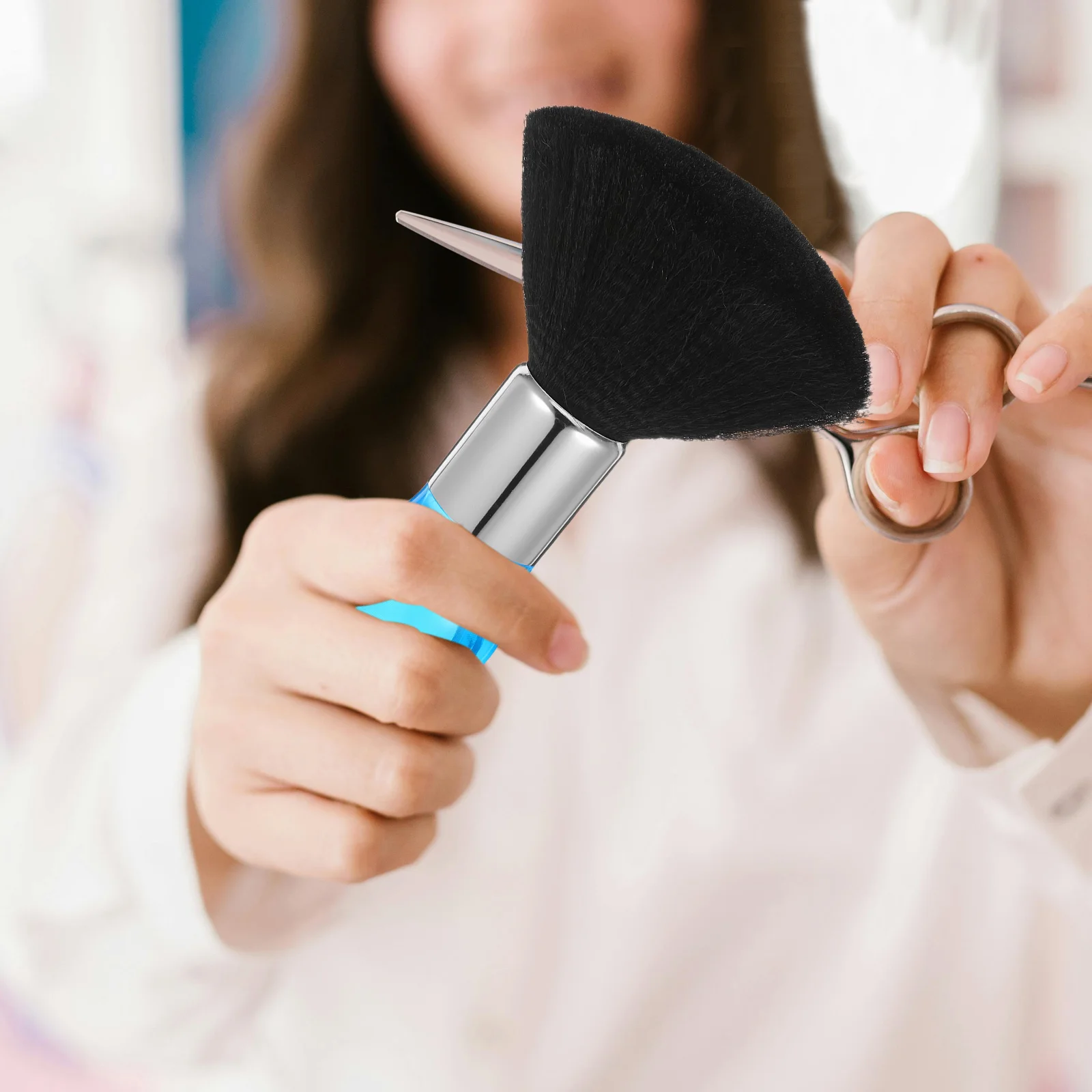 

Hair Brush Cleaning Supplies Barber Duster Soft Neck Broom Salon Accessories Kit Dust Sweeping Professional Use Travel Size