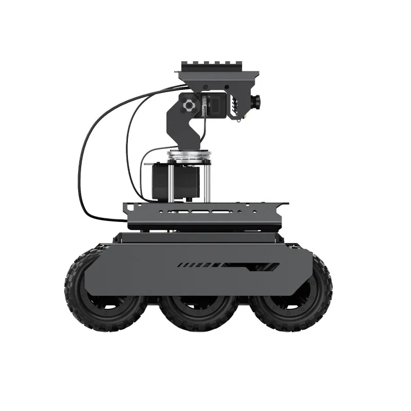 UGV Rover Open-source6 Wheels 4WD AI Robot,Dual controllers, All-metalBody,Computer Vision,Included Raspberry Pi 5 and Pan-Tilt