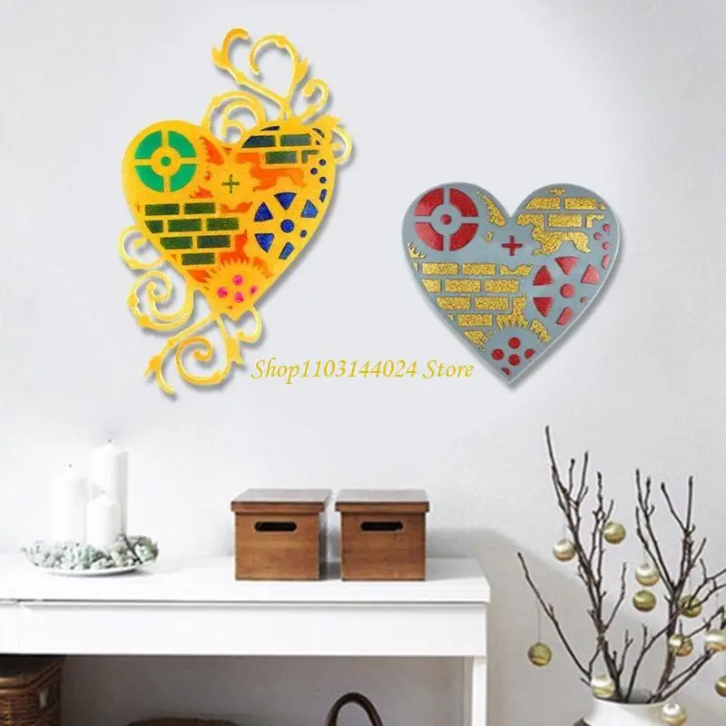 

N5KE Gear for Butterfly Resin Mold Love Hat Silicone Molds Epoxy Casting Mould for De