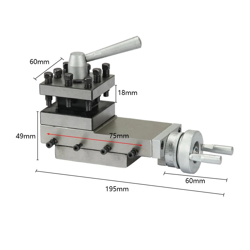 JY180 Tool Holder Mini Lathe Accessories Metal Lathe Holder Tool Assembly Quick Change Lathe Tool Holder Tool