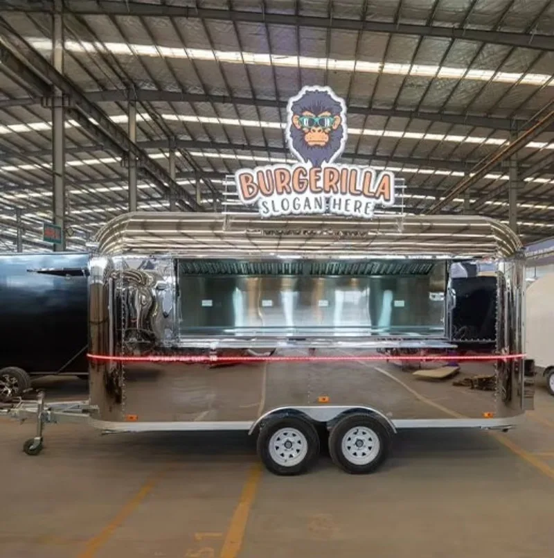 Mobile Breakfast Food Cart Egg Sandwich Coffee Vending Truck for Morning Street Catering Business