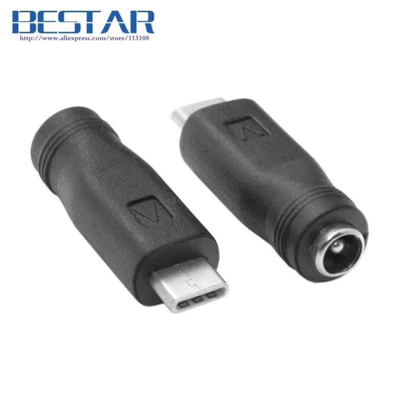 USB 3.1 Type C USB-C to DC 5.5 2.1mm Power Jack Extension Charge Adapter Connector Adaptor  for New Macbook