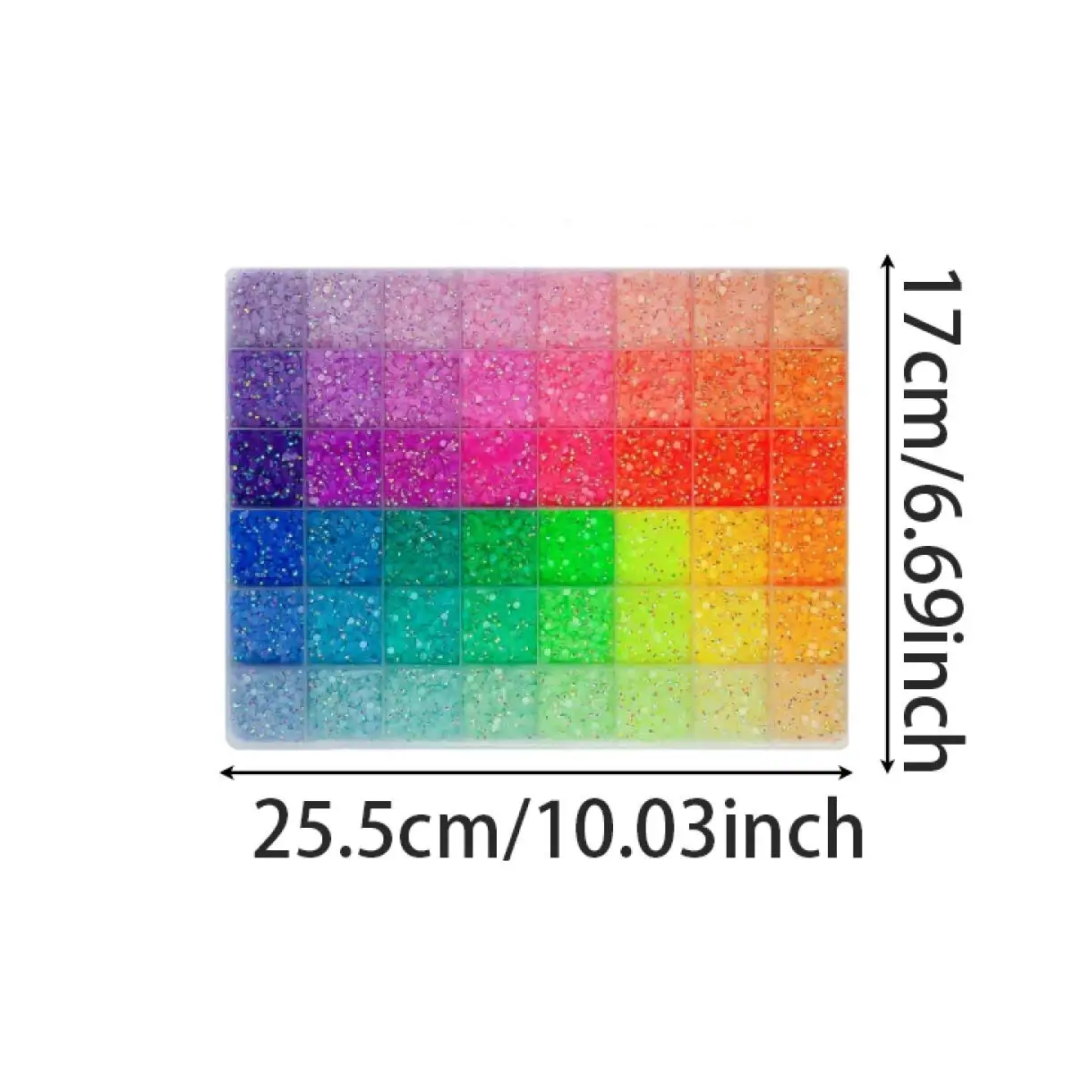1Box 3mm 48 Colors Semi-circular Nail Rhinestones Bedazzling Kit Multicolors Bling Flatback Resin Nails Diamond DIY Nails Crafts