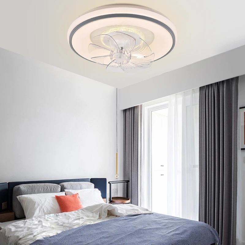 Ventilatore da soffitto moderno a LED con luci telecomando decorazione camera da letto lampada soggiorno sala da pranzo illuminazione interna