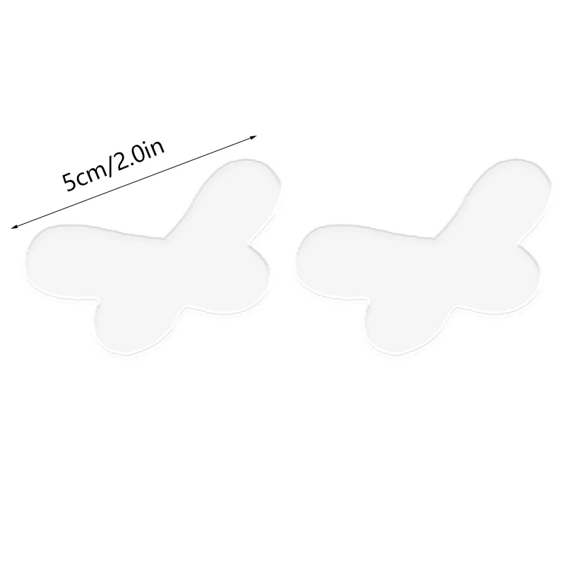 9/6/4Pairs Butterfly Shape Cosmetic Ear Corrector Elf Ear Stickers Ear Supporters Self Adhesive Invisible Ear Stickers