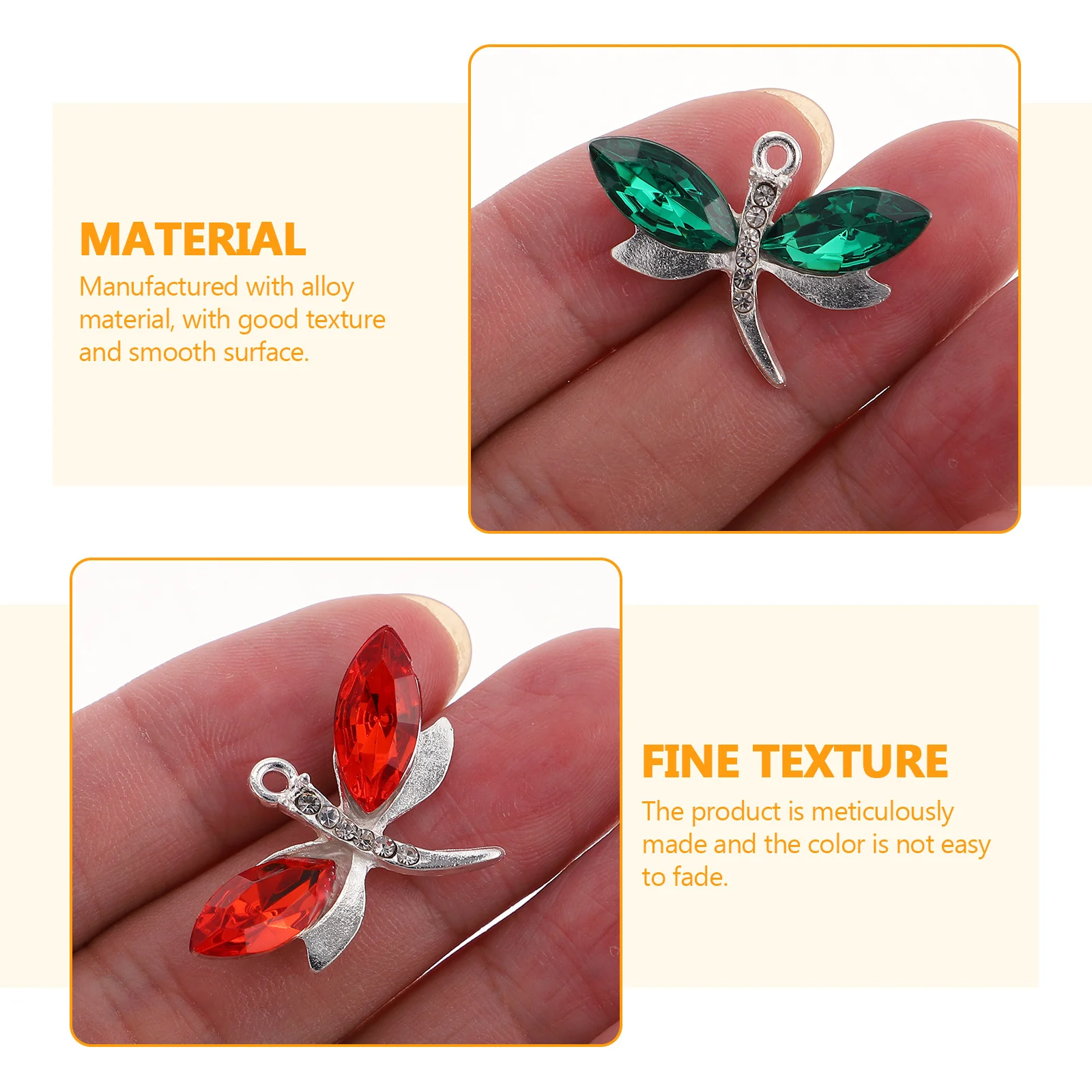 

40 шт. DIY стрекоза ювелирные подвески сплав подвески ожерелье серьги браслет ювелирные изделия DIY серьги подвески