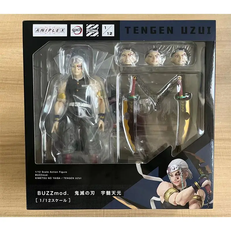 100% Original Aniplex BuzzMod Uzui Tengen Demon Slyaer In Stock 16cm Anime Action Collection Figures Model Toys