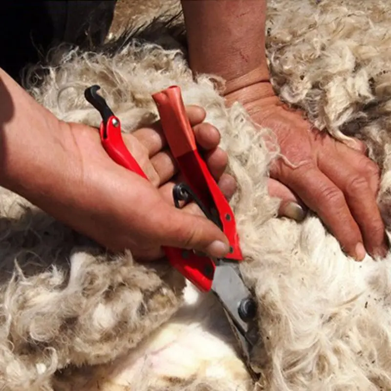 Farm Sheep Clippers Spring Wool Cutter Shears Pet Cut Hair Shearing Machines Tools Goat Scissors Manganese Steel Clipper