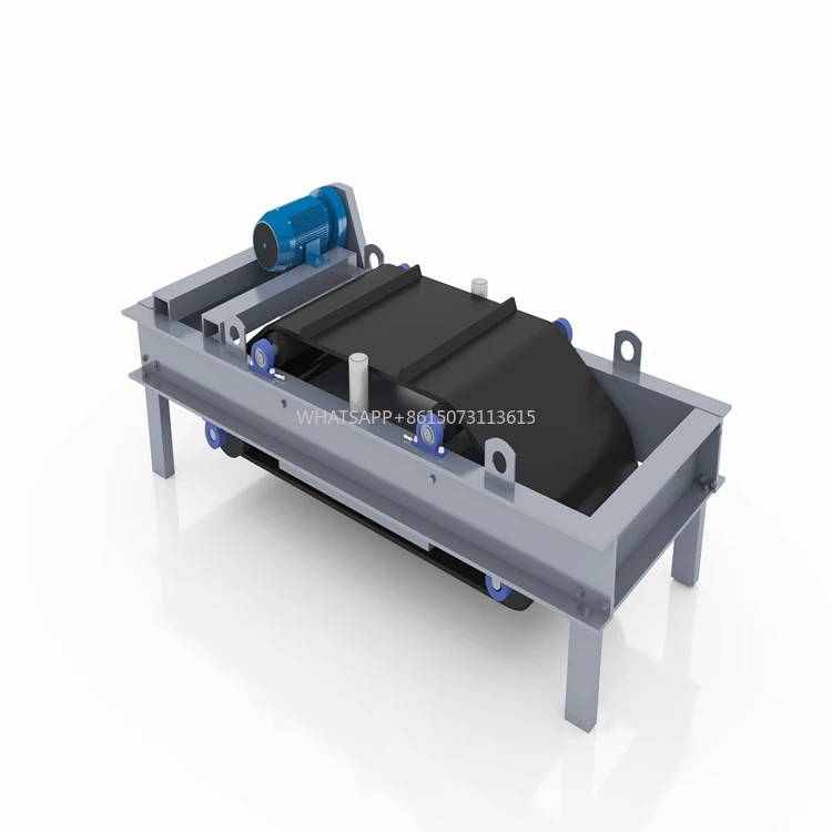 Forte separatore magnetico bagnato Magnete permanente MACCHINA DI SUCZIONE DA FERRO Separatore di ferro con trasportatore Separatore di rulli per tamburo di riciclaggio