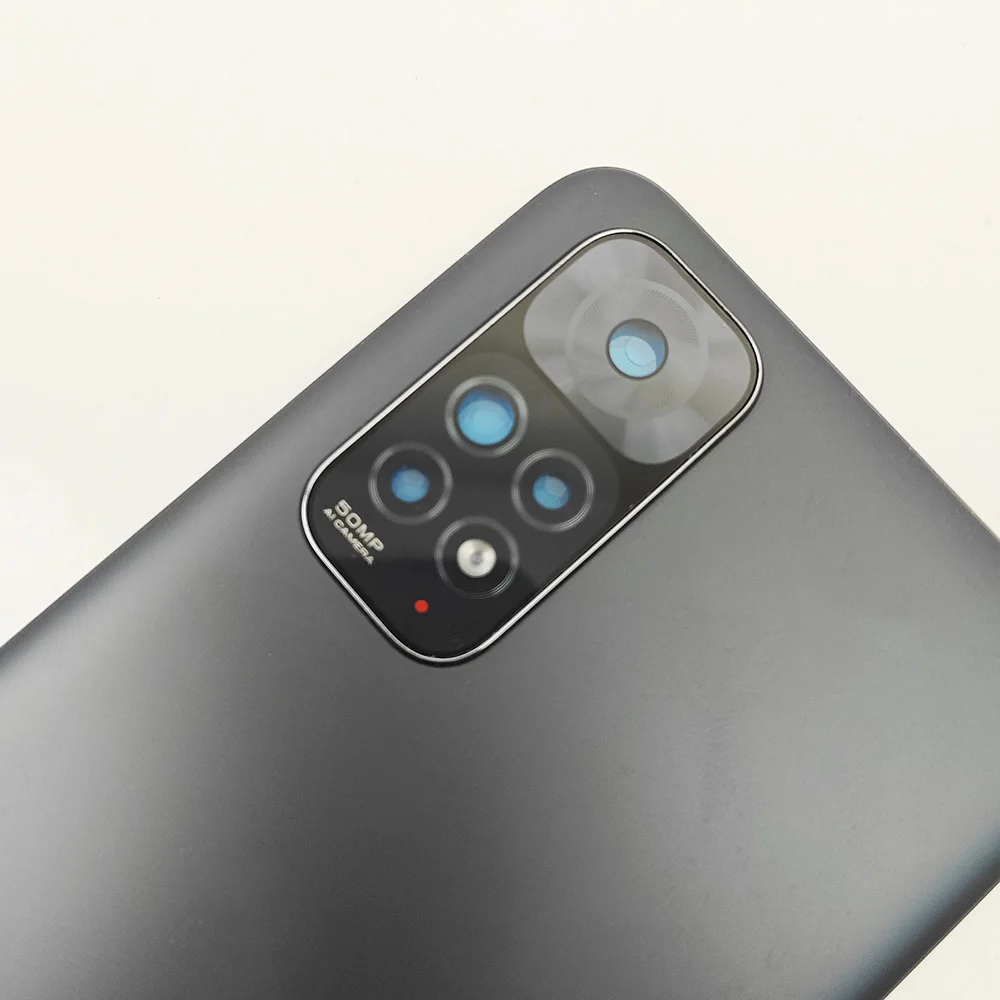 Note11 hinteres gehäuse a für xiaomi redmi note 11 kunststoff hinten batterie tür ersatz hinteres gehäuse abdeckung gehäuse kamera objektiv