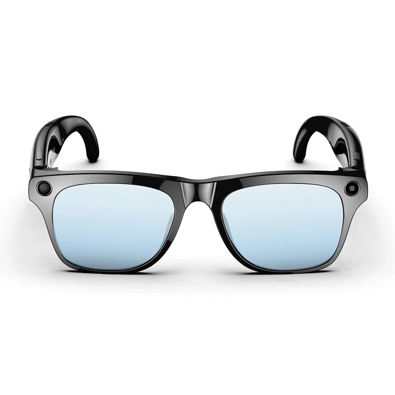 Smart Glasses 100W Camera Anti-shake Video Recording Music Control Photo Recognition Bluetooth Call Sports Sunglasses Waterproof