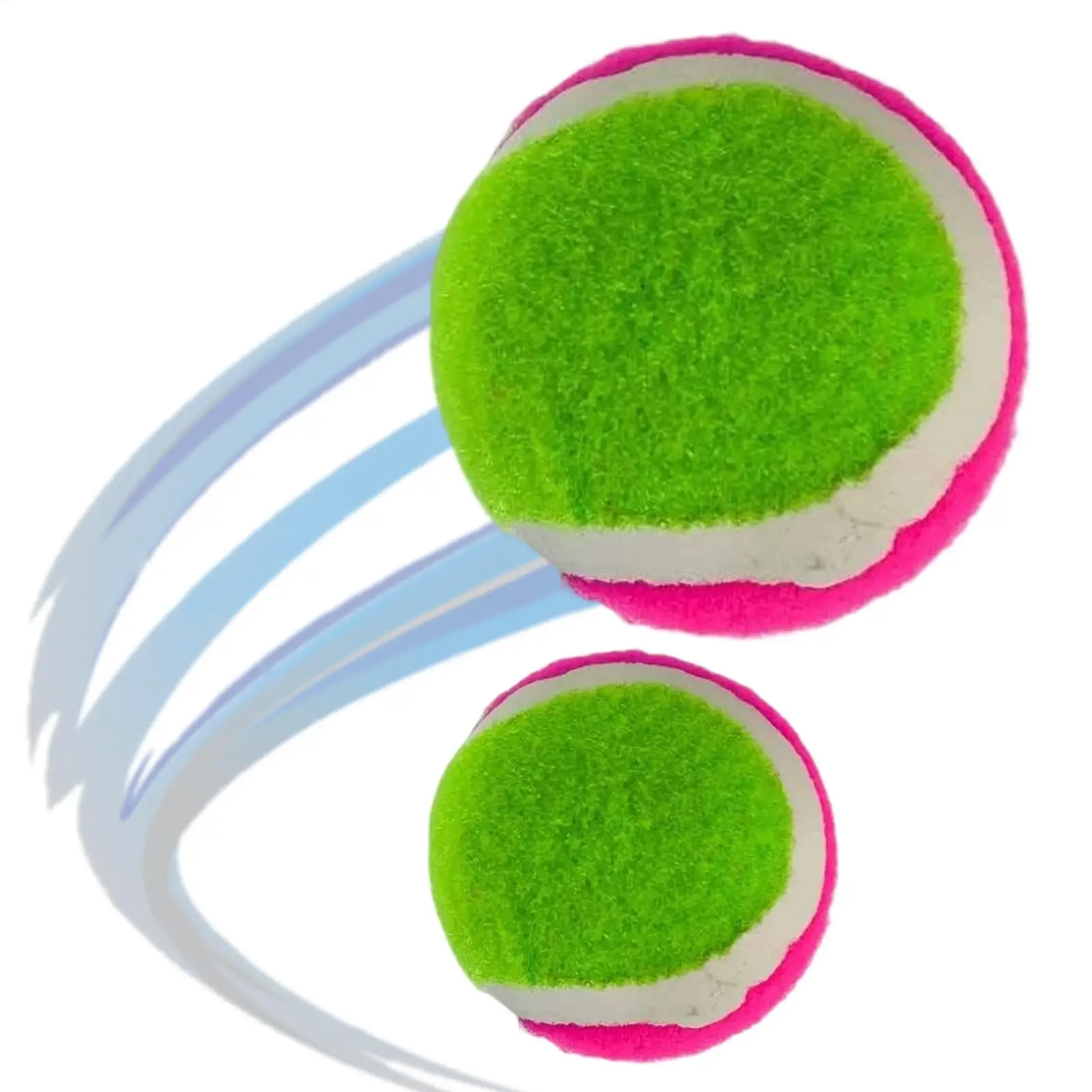 2pcs 2.5 Inch Sticky Toss and Catch Ball Set Interactive Kids Backyard Game Toy Outdoor Beach Pool Park Camping Party Sports Toy
