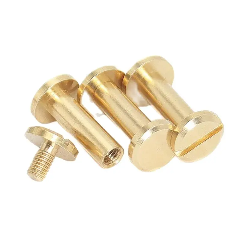 Chicago Screw 6mm 8mm 9mm 10mm Silver Gold Brass Black