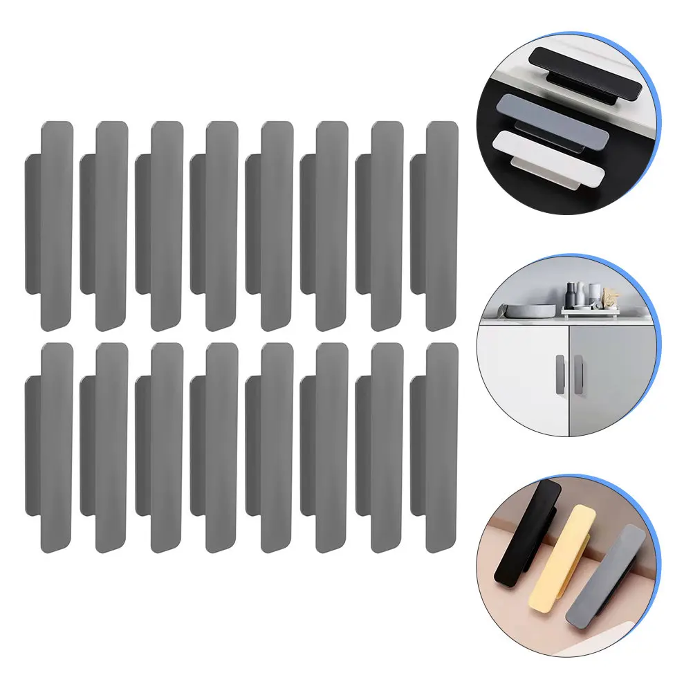 

8 пар пластиковых клейких ручек-кнопок для раздвижных дверей, для амбарных дверей, наружных и внутренних дверей, гаражей, коттеджей, шкафов, быстрые в установке