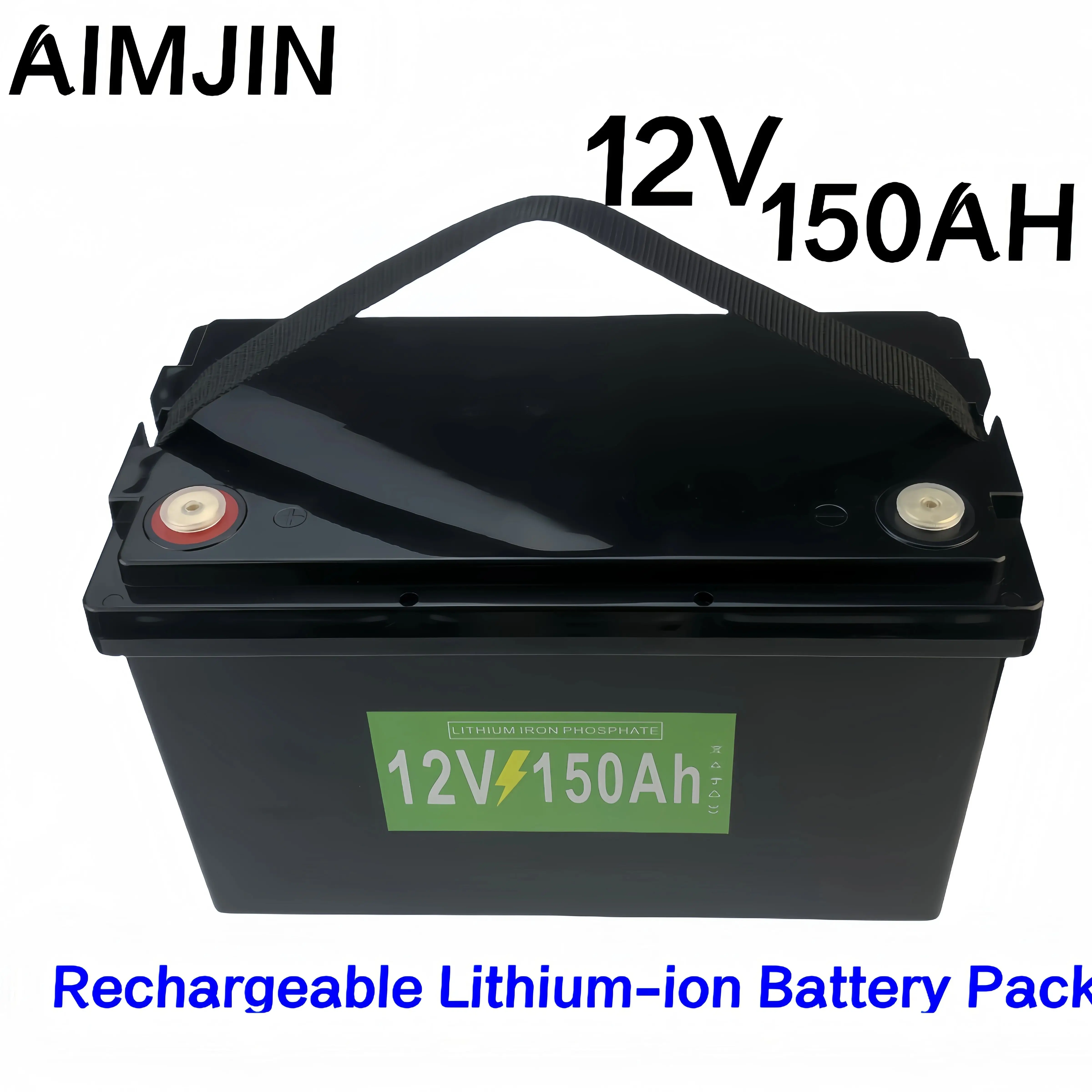 Lithium Iron Phosphate Battery For Boat, Electric Motor Inverter, LiFePO4 Batteries Pack, 12V, 150Ah