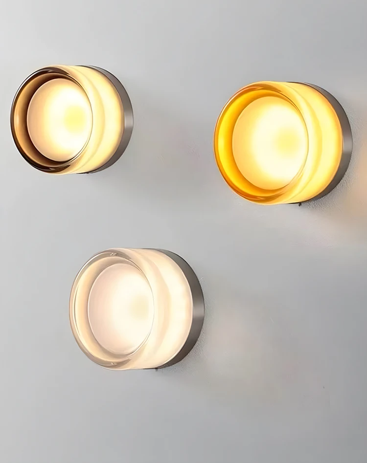 Nordic Simple Acrylic Wall Light Bedroom Bed Wall Light Atmosphere Light Corridor Balcony Ceiling Light Waterproof Wall Light