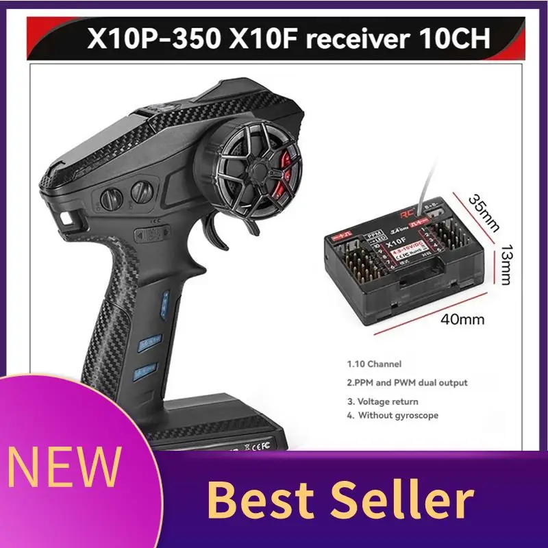 

M07K-For Dumborc X10P-350 Remote Controller Transmitter+X10F Receiver 10 CH For RC Car Boat Tank Model