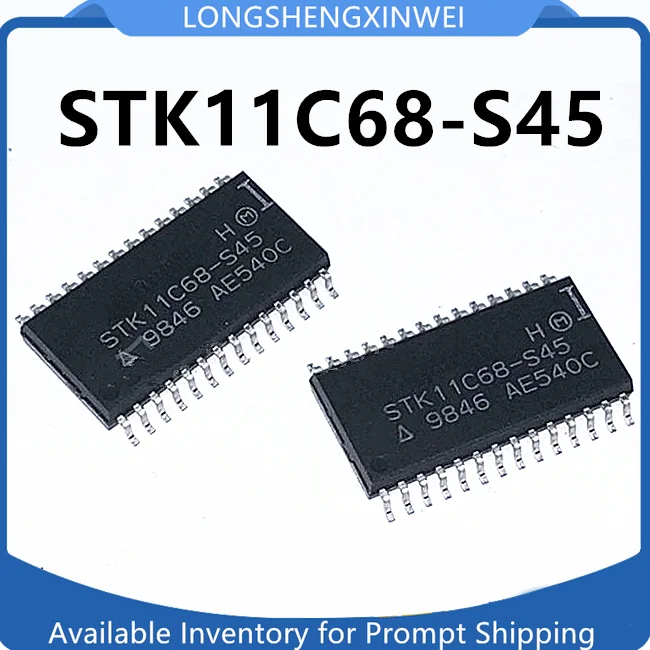 1PCS New STK11C68-S45 STK11C68 SMD SOP28 Memory IC Chip Original Stock