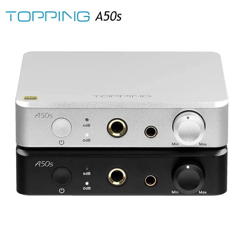 

Topping A50s Single-end 6.35mm SE Headphone Amplifier 4.4mm Balanced Output 20ohm Preamplifier 0db/6db/12db NFCA 3500mv*2 Preamp