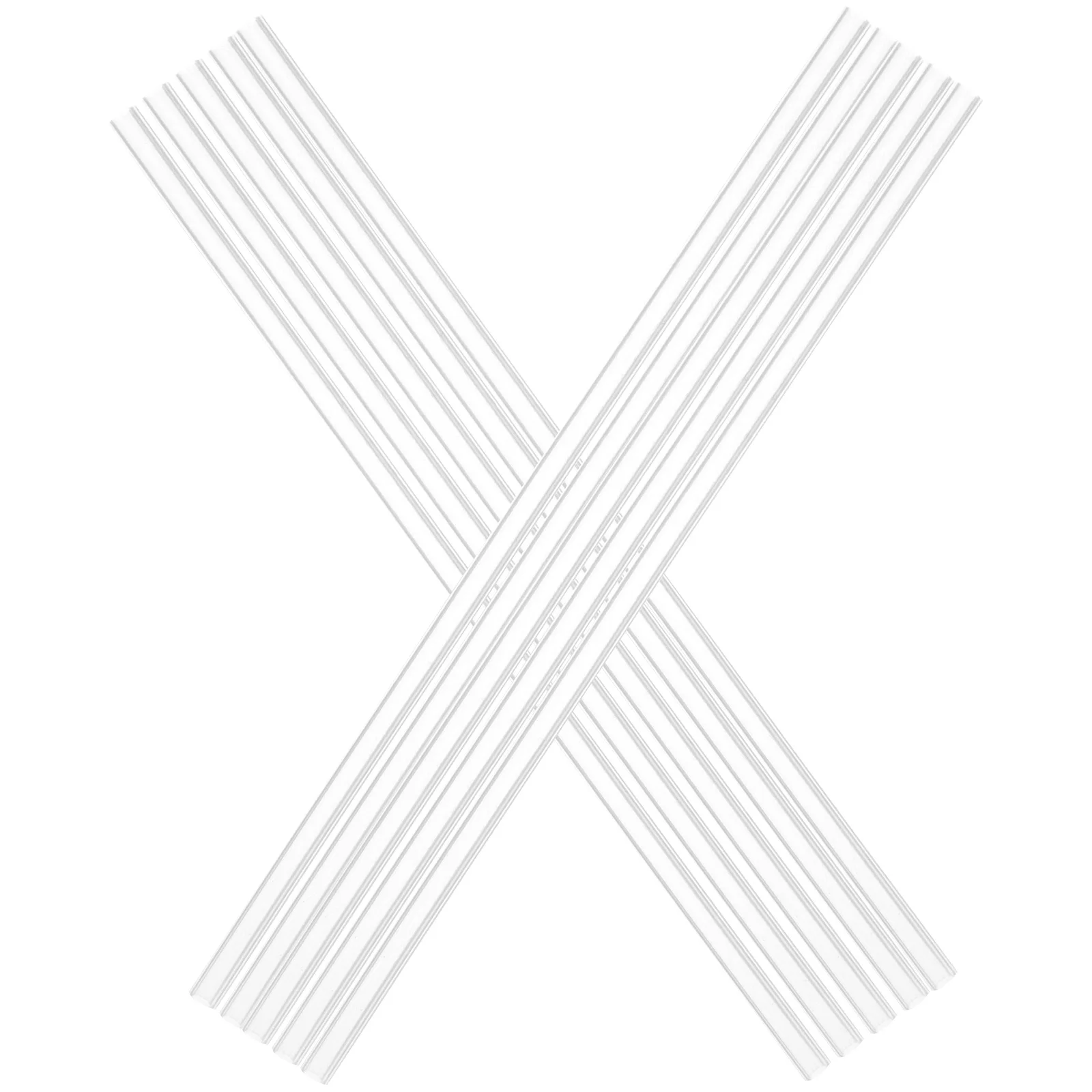 

10 шт. многоразовых силиконовых трубочек для напитков, прямые, сменные