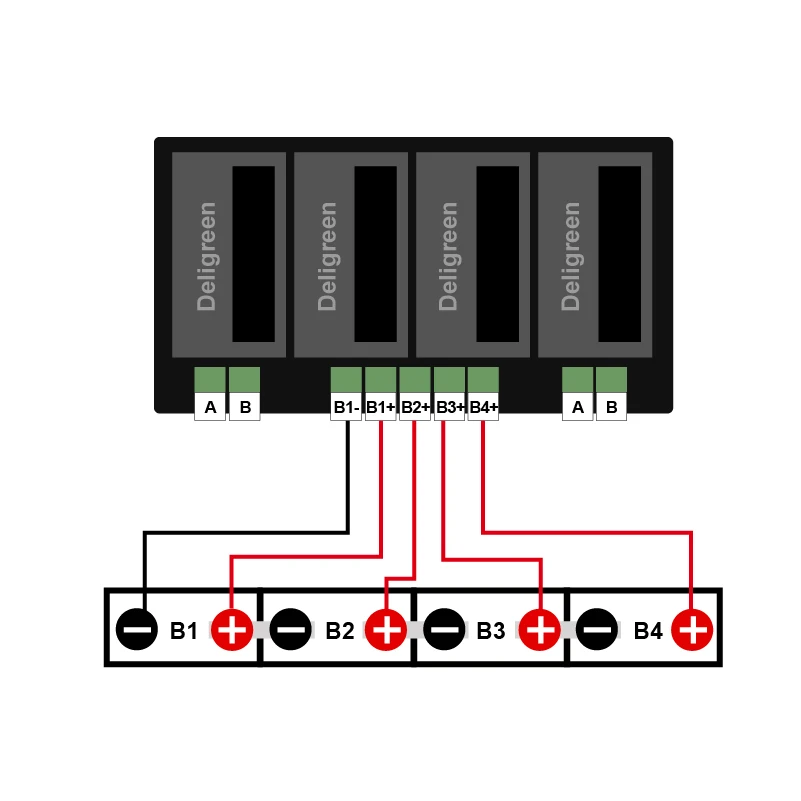 QNBBM 3S 4S 5S 6S 7S 8S Active Balancer 6A LiFePO4 Battery Equalizer BMS for 12V 24V 48V Lithium Batteries LTO Li-ion Pack