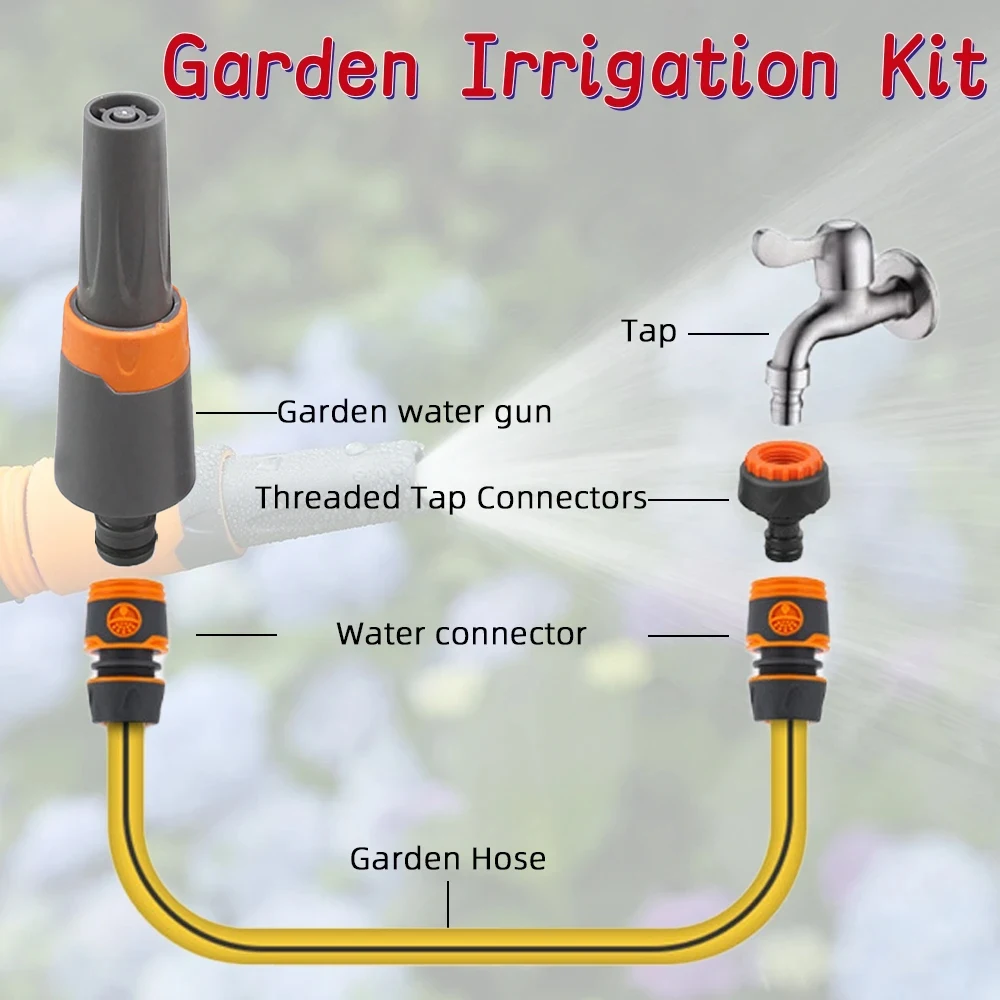 1 Stück 1/2" 3/4" 1" Gartenschlauch-Schnellanschlussadapter -EU-BPS-Gewindeanschlüsse für Wasserhähne, Spritzpistolen und Bewässerungssysteme – Detail 1