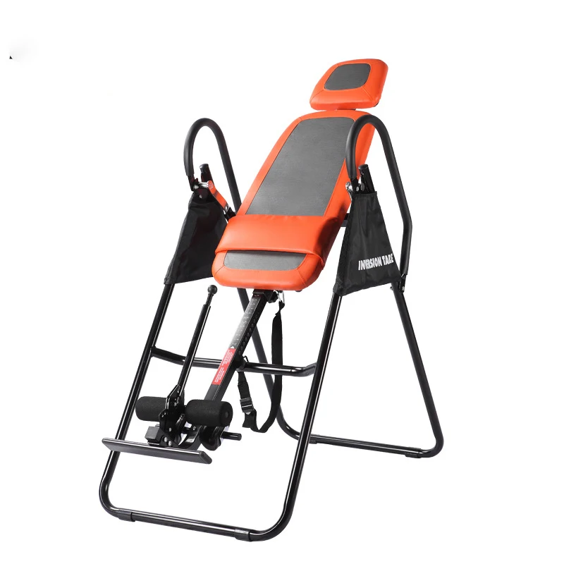 

Home Fitness Equipment Adjustable Inversion Table Back Pain Handstand Foldable Inversion Therapy Table