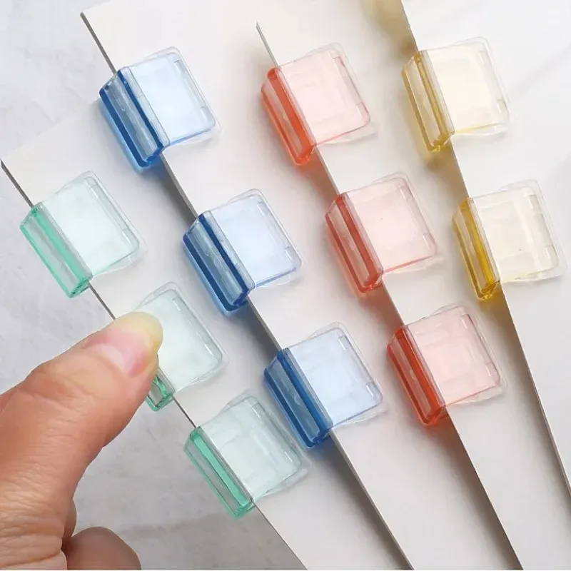 10-200PCS Creative Push Clip File Organizer Test Paper Storage Classification Folder Binder Clip for Documents Books Office