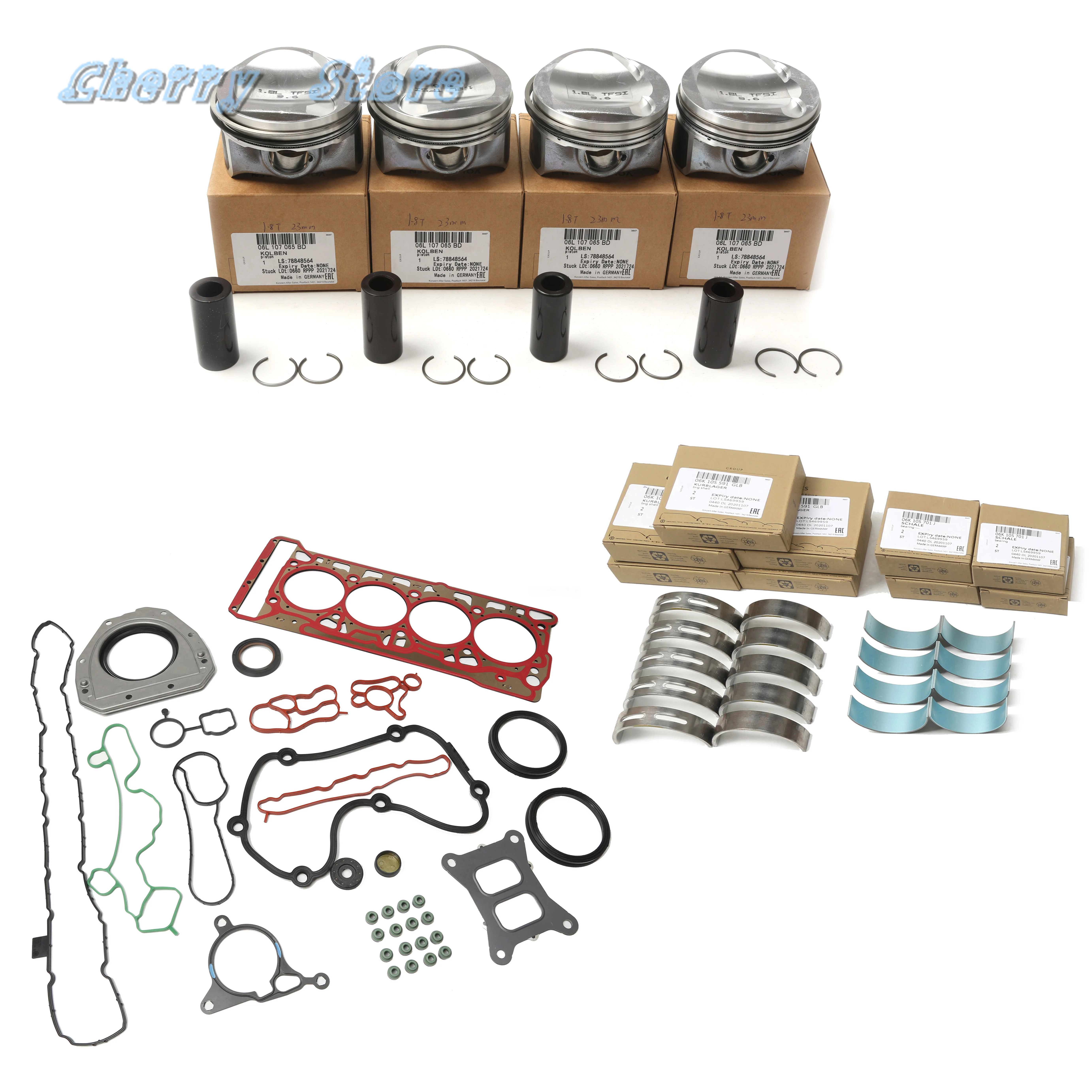 

MK3 1.8T Pin 23MM Engine Repair Kit For AUDI A4 B8 A5 for Skoda YETI for VW CC B7 PASSAT CC B6 06K107065G 06K103383K