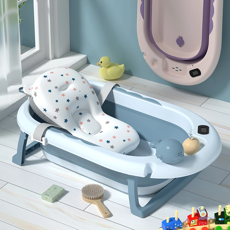 

Newborn baby bath tub baby folding bath tub young children supplies sitting lying dual-use large home children bath tub