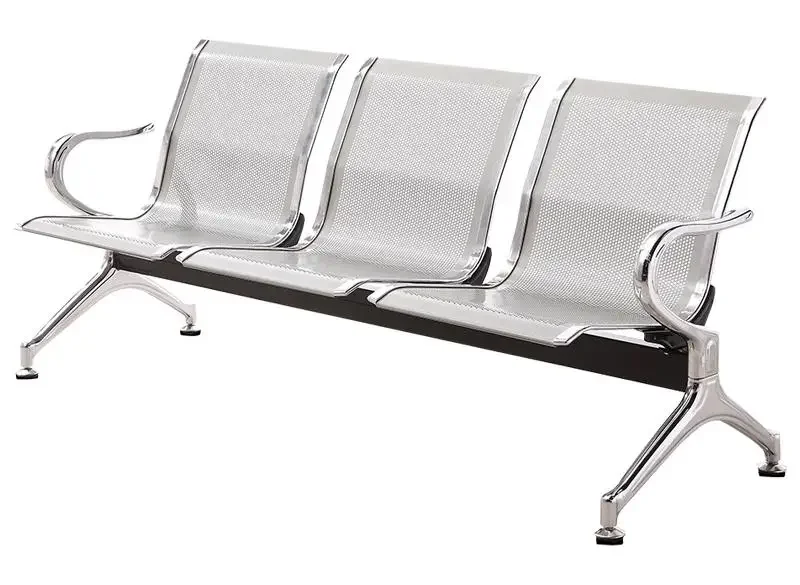 Best-selling three-seat airport bench stainless steel long hospital waiting chair public bench rest chair