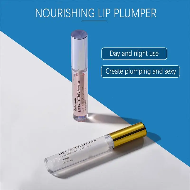 Lip Huidverzorgingsbalsem Plantenextracten Plumping Lip Versterker Lip Plumping Balsem 2 Stuks Instant Voluminerende Lip Volumper Serums Hydraterende